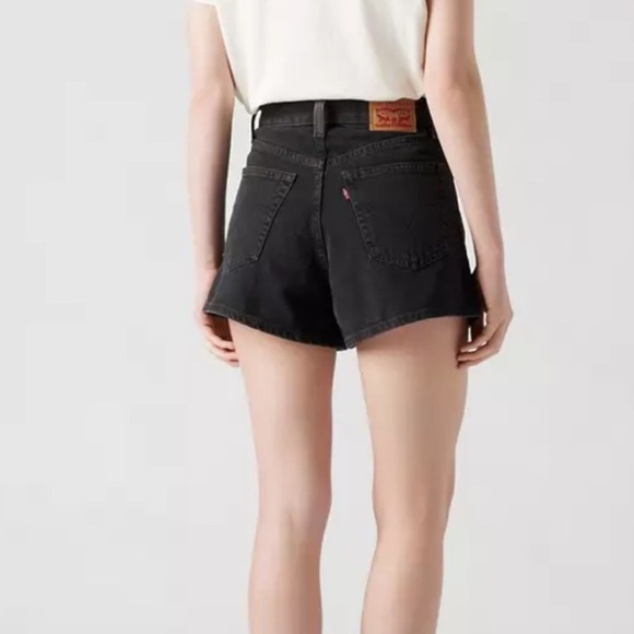 Levi’s 550 Black Relaxed Shorts Women’s High Rise Size 4 - Picture 2 of 6